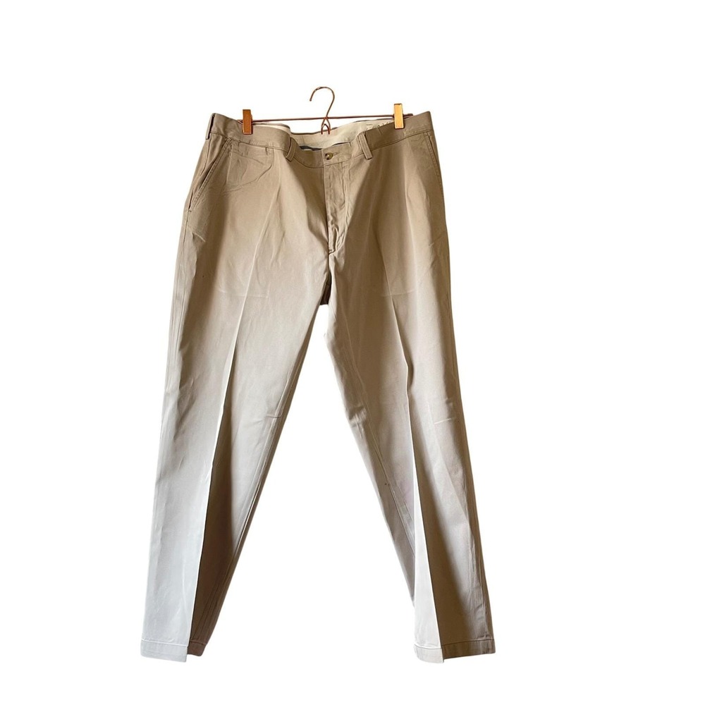 Polo Ralph Lauren Mens Relaxed Fit Chino Pants Tan Khaki 100% Cotton‎ 40x30